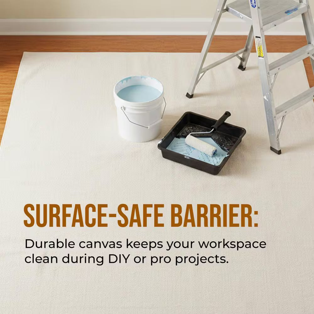 6 Ft. X 9 Ft. Canvas Drop Cloth (Full Case of 12-Units)