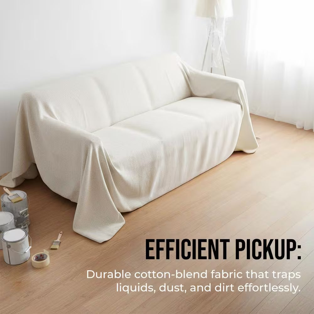 6 Ft. X 9 Ft. Canvas Drop Cloth (Full Case of 12-Units)